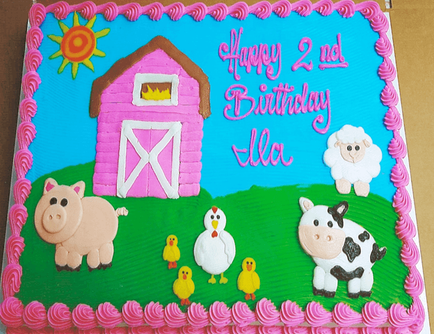 Farm Animal Cake