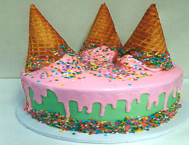Ice Cream Cone Cake