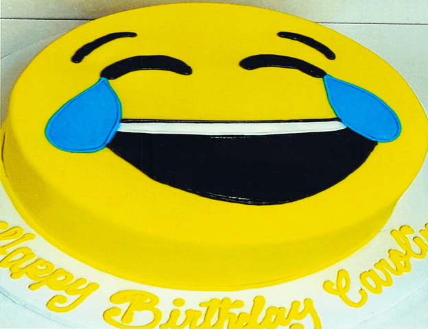 Laughing Emoji Cake
