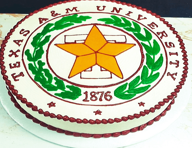 Texas A&M Seal Cake