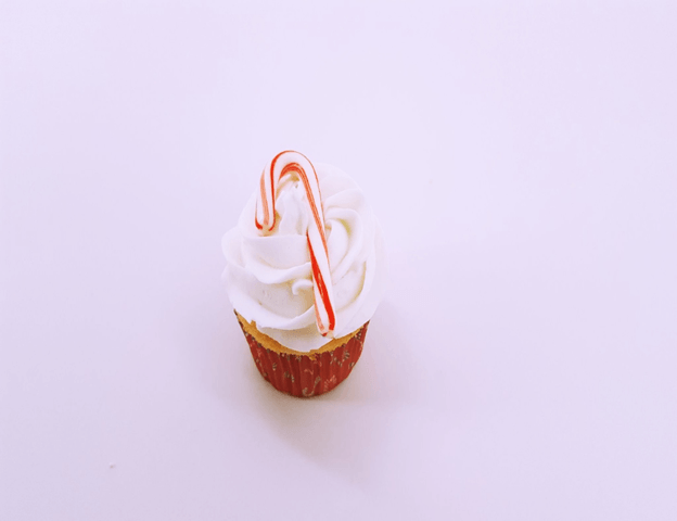 Candy Cane Cupcake
