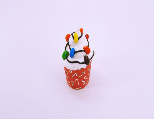 Christmas Light Cupcake